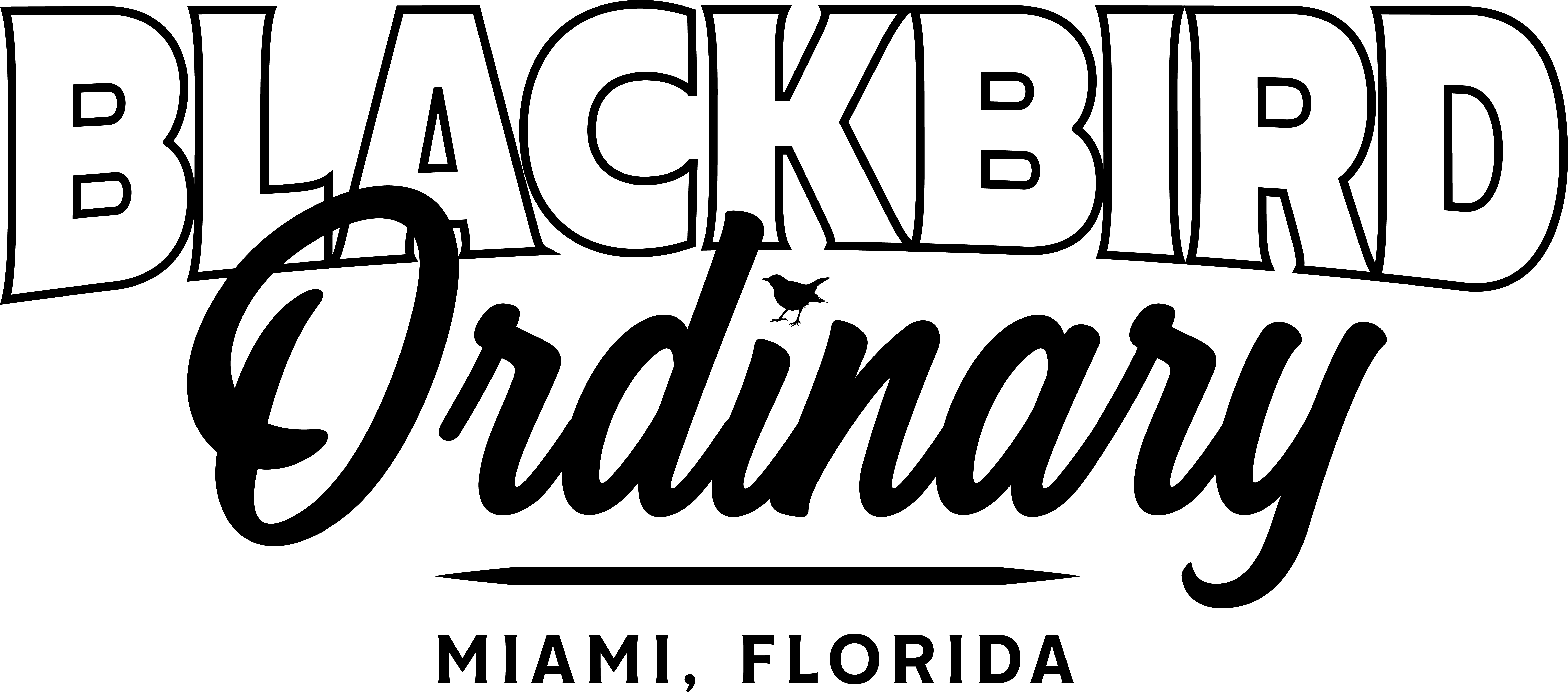 blackbird ordinary logo 2020 bw